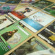 Savvy readers will notice the cards in the binder sheets are in no particular order. That’s because I scattered them across my desk for the picture atop the article. What’s that? Now I have to go through them all and put them back in order? Oh noooooooo (yay!).